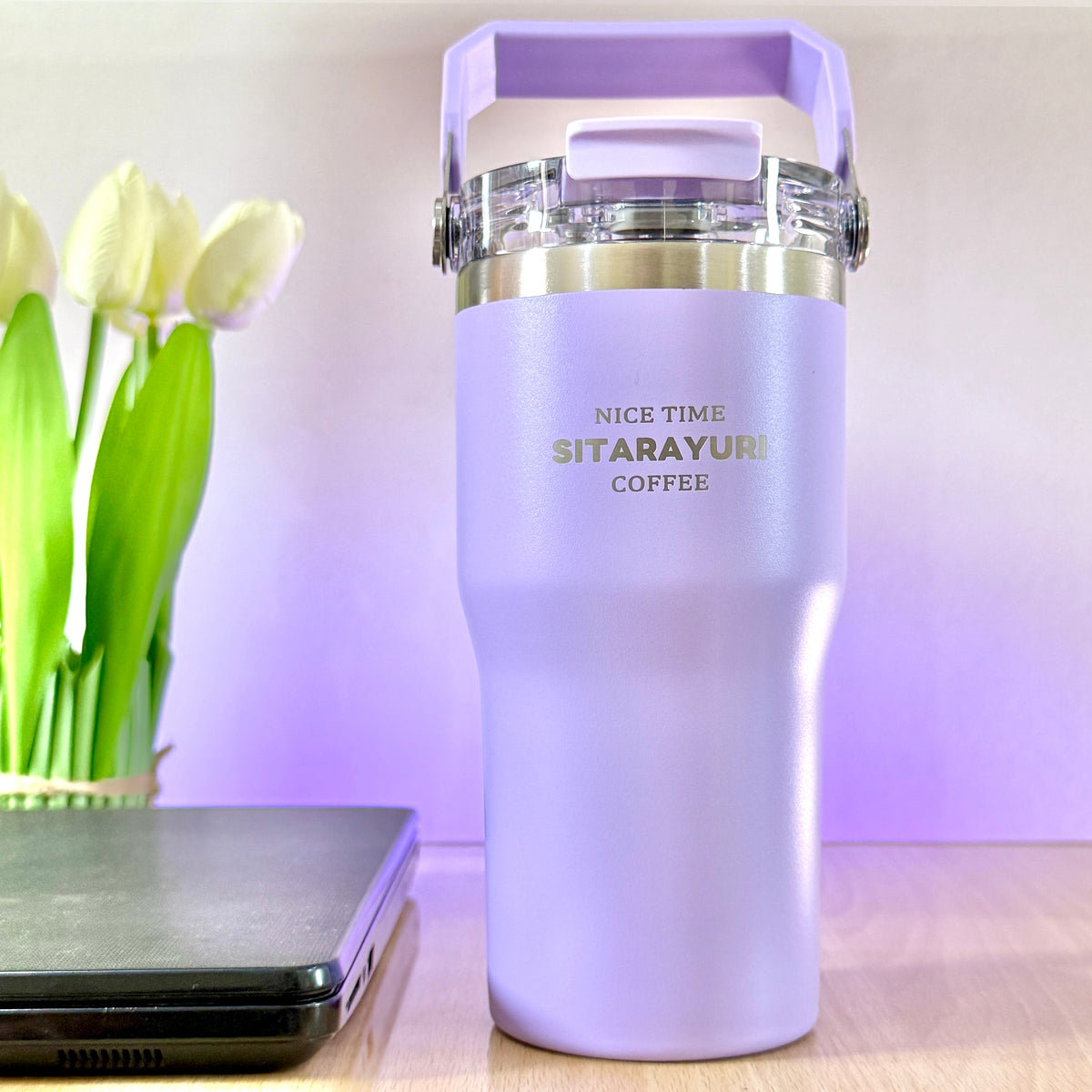 SITARAYURI 600ml tumbler in Lavender
