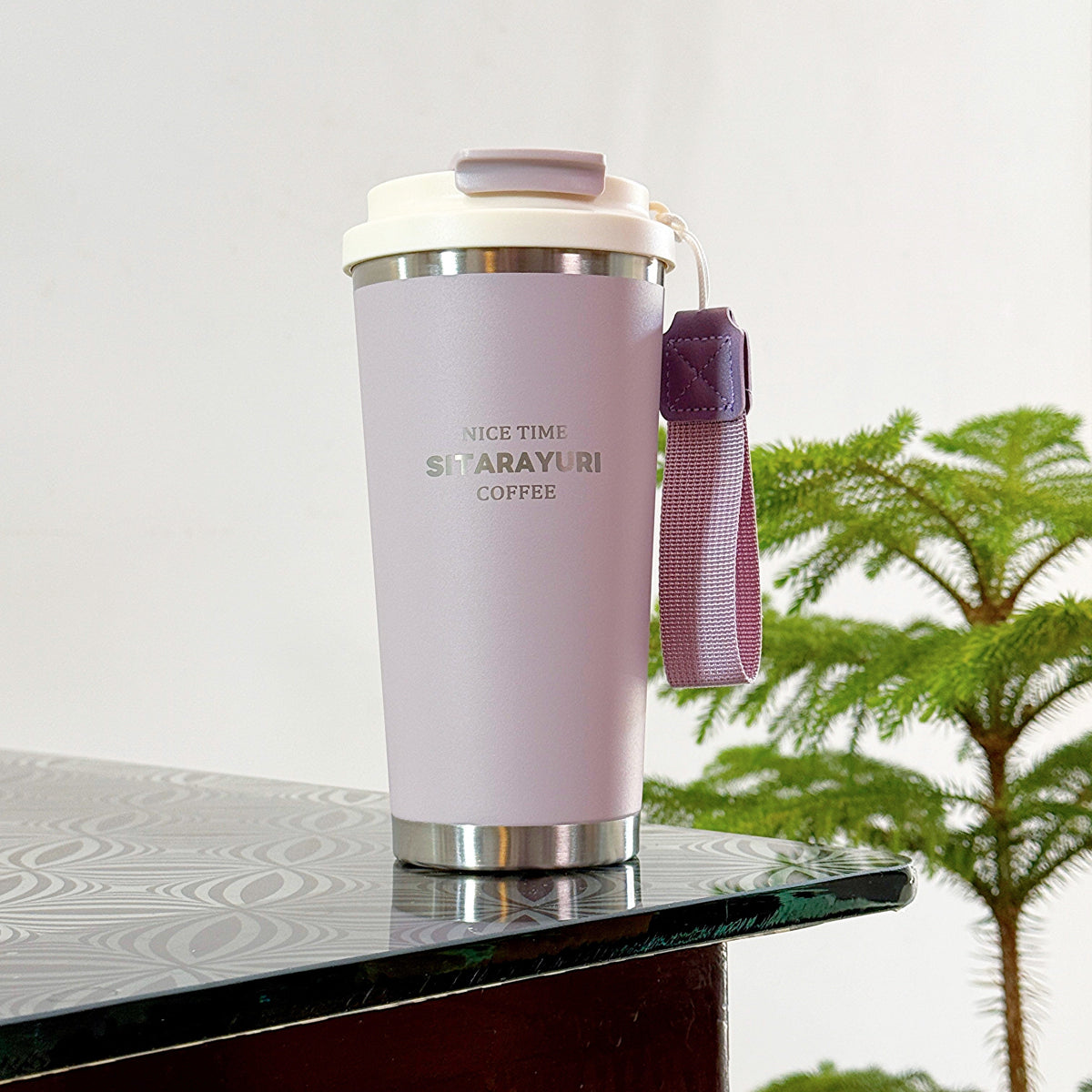 SITARAYURI 560ml travel mug in Lavender