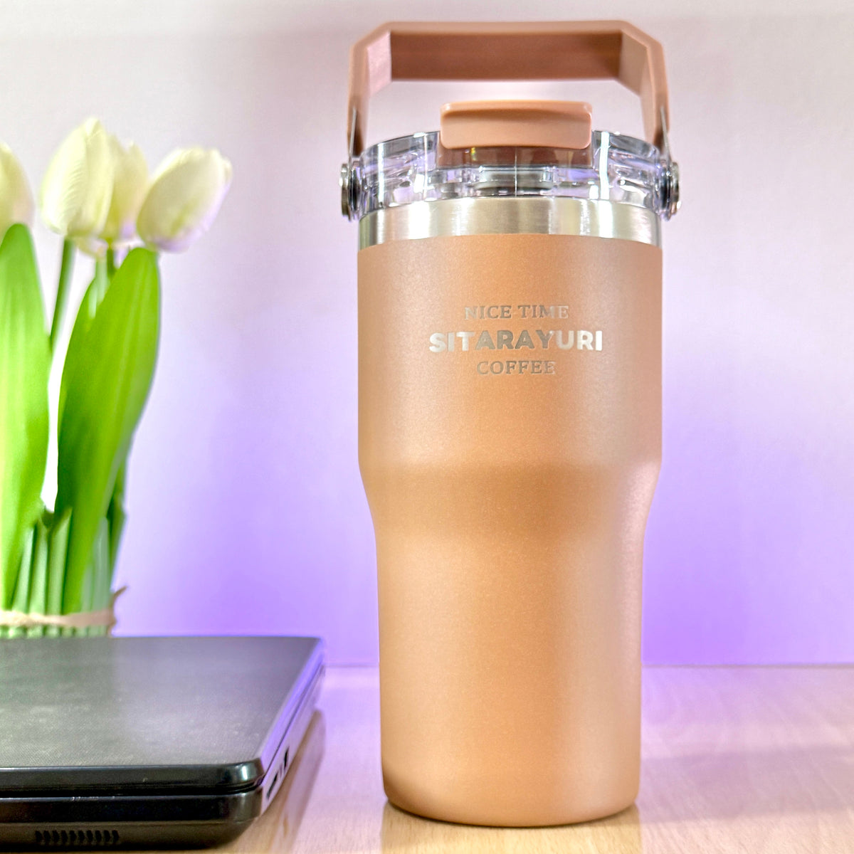 SITARAYURI 600ml tumbler in Brown
