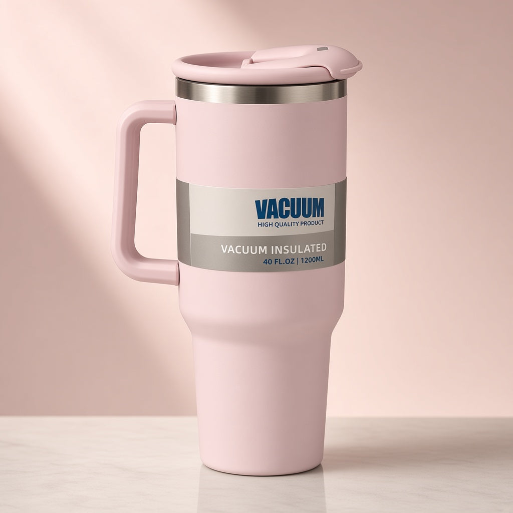 VACUUM 40 oz Insulated Tumbler – Pink